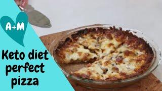 Keto diet perfect pizza base recipe with any topping