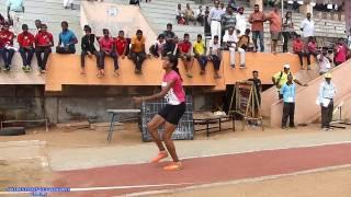 GIRL'S U18  TRIPLE JUMP FINAL. 32nd NATIONAL JUNIOR ATHLETICS CHAMPIONSHIP-2016