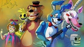 FNaF Jess Gold караоке на ркссеом под минус