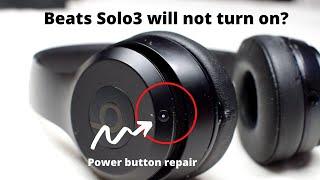 beats solo3 will not turn on fix?  (power button repair!)