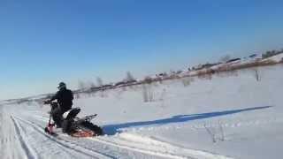 Гусеница для мотоцикла. Солтон. Сноубайк. Snowbike