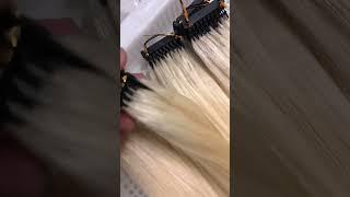 New 6D blonde color hair extensions #supplier #hairextensions #new