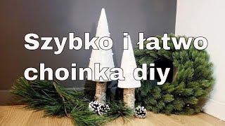 JAK ZROBIĆ CHOINKĘ SZYBKO I ŁATWO | CHOINKA DIY | EASY CHRISTMAS TREE DIY | GŁADŹ SZPACHLOWA DIY