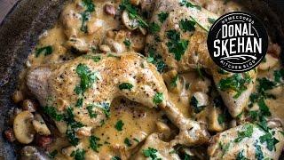 Creamy White Wine Chicken feat. My Mom!