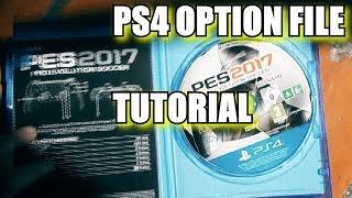 PES 2017 OPTION FILE PS4 HOW TO GUIDE