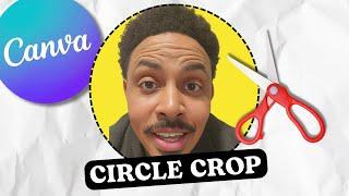 CROP Your Photo into a CIRCLE in Canva Like a PRO!