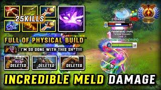 INCREDIBLE MELD DAMAGE QUEEN Templar Assassin 25Kills With Full of Physical Build | 7.38 DOTA 2