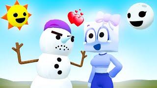 WHAT IF SNOWMAN LOVE ICIELLA COOL AS ICE SPRUNKI in Garry's Mod