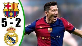 Barcelona vs Real Madrid 5-2 - All Goals & Highlights - 2025