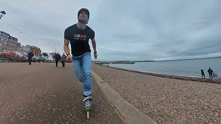 Skating by the sea! Oxelo MF900 Inline skate flow
