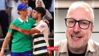 Jonathan Overend reacts to INCREDIBLE French Open final between Carlos Alcaraz and Jannik Sinner