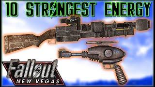 10 STRONGEST ENERGY WEAPONS in Fallout: New Vegas - Caedo's Countdowns