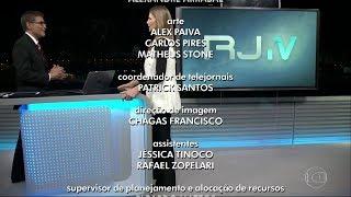 Encerramento do "RJ2" com Helter Duarte e Anne Lottermann - 11/07/2018