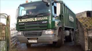 Delivering Oil Seed Rape meal to the farm.Part 2