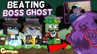 BEATING BOSS GHOST #1 ft. @Anulot + @Jenuine | Growtopia