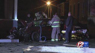 Man injured in Central Falls car crash