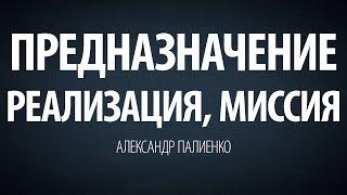 Предназначение, реализация, миссия. Александр Палиенко.