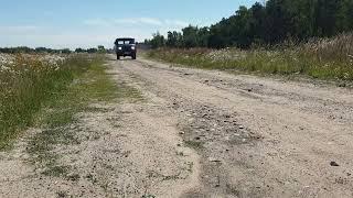 UAZ 452 /3741 - suspension on coil springs  front and rear.  Test drive nr 2