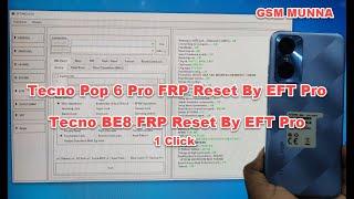 Tecno Pop 6 Pro (BE8) FRP Reset By EFT Pro