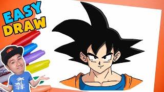 How to draw Son Goku Dragon Ball || Tutorial step by step