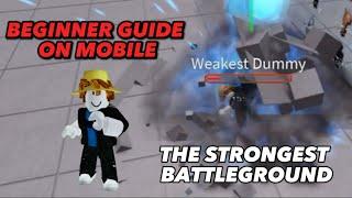 ROBLOX TSB: Beginner Guide how to become  Good on (MOBILE)