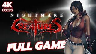 Nightmare Creatures (PS1) Longplay FULL GAME Walkthrough (4K 60FPS) No Commentary