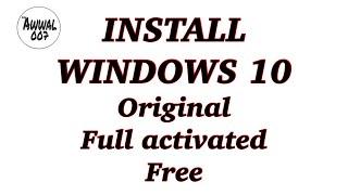 windows 10 installation step by step | mr. awwal 007