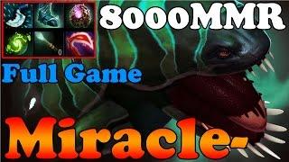 Dota 2 - Miracle- 8000MMR Plays Tidehunter - Full Game - Ranked Match Gameplay