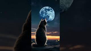 A Cat Living on the Moon: The Watcher of Earth!