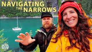 Cruising Alaska's Inside Passage Navigating the Narrows Sailing to Glaciers! | A&J Sailing S4E10