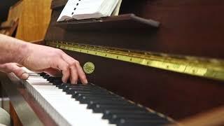 Kemble Model Classic Upright Piano in Mahogany Demonstration