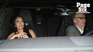 Bill Maher, 68, & Al Pacino’s girlfriend, Noor Alfallah, 30, seen leaving Chateau Marmont together