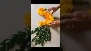 Flower decoration#flowers#flower decoration idea#marrygold flower decoration idea#marry gold flower