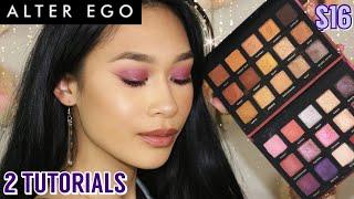 NEW Alter Ego Blooms & Canyon Palette and 12 Piece Brush Set REVIEW