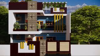 30x80 FRONT ELEVATION RESIDENTIAL BUILDING LUCKNOW#interiordesign #architecture #interior