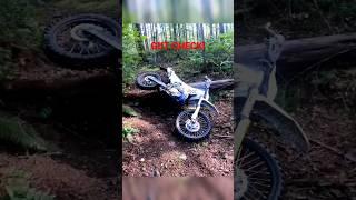 MOMENTUM!!! YEP! #dirtbike #enduro #singletrack #dirtlife #endurolife #te250i #2stroke #fail #woods