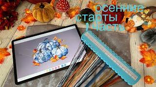 Осенние старты, 1 часть. С 15 по 24.09.24г. Совиный лес, авторские схемы. Вышивка крестиком.