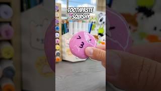 Toothpaste DIY Squishy￼! #diy #diysquishy #squishy #diyfidgets #fidget #cutecrafts #cute