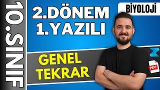 10.sınıf biyoloji 2.dönem 1.yazılı konu anlatımı  Full Tekrar / Genel Tekrar 2025