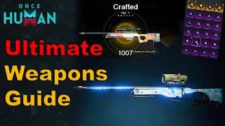 Zero to Hero: The Complete Once Human Weapon Crafting & Upgrade Guide