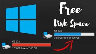 How to Free Up Disk Space on Windows 10 | Clean C Drive for more than 34GB+ | Make your PC Faster