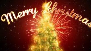 "MERRY CHRISTMAS"  Free Video Background Loops - Royalty Free Motion Graphics.