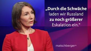 Claudia Major und Anders Fogh Rasmussen über den Krieg in der Ukraine | maischberger