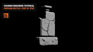 Houdini Beginner Tutorial | Creating a perfume bottle