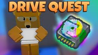 Completing Glitched Drive Quest! - Bee Swarm Simulator