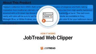 JobTread Web Clipper