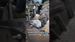 Правильна установка кутознімів на плуг ПЛН своїми руками, осіння оранка ЮМЗ