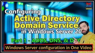 Windows Server- AD DS Configuration, and Client Connection with Logon Hour Restrictions in one video