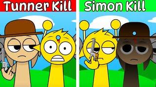Sprunki Sinner Edition But Tunner Kill Simon Vs Simon Kill Tunner