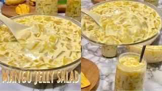 Mango Jelly Salad Recipe | Mango Gulaman Drink | Easy and Refreshing  Recipe